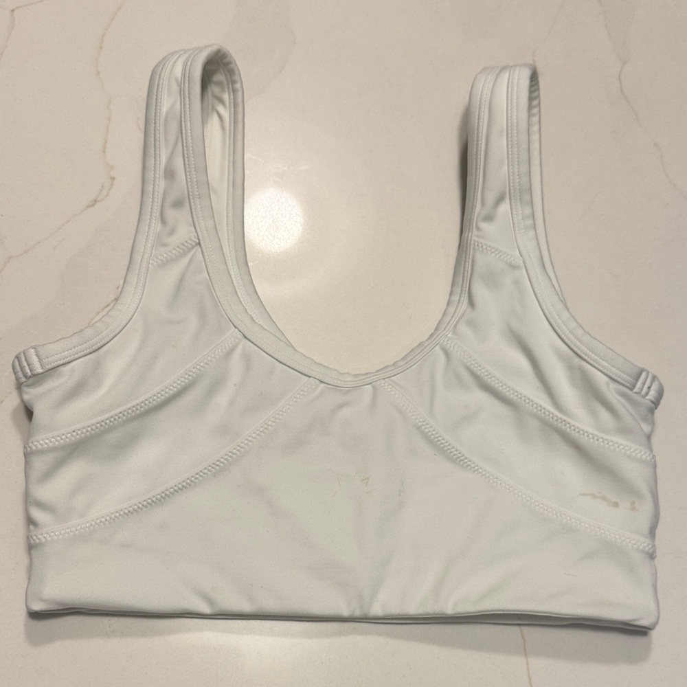 Varley Elegant White Sports Bra - Picture 6 of 9